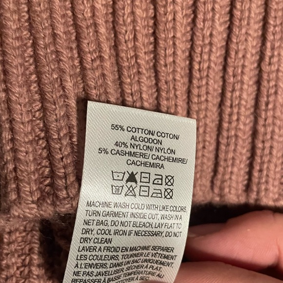 Lucky Brand Notch V-Neck Sweater Burlwood Women’s XS Oversized Knit Cozy Warm - Picture 7 of 7